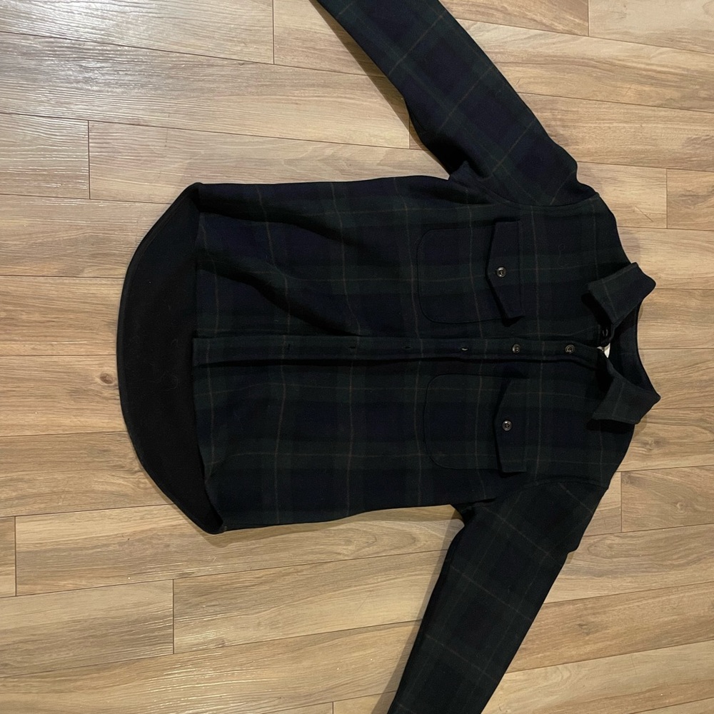 Taylor Stitch Maritime Shirt Jacket (2022) | Blue & Green Plaid | Like New